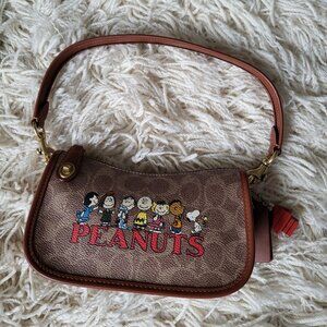 Coach X Peanuts Swinger 20 Bag in Signature Canvas NWT